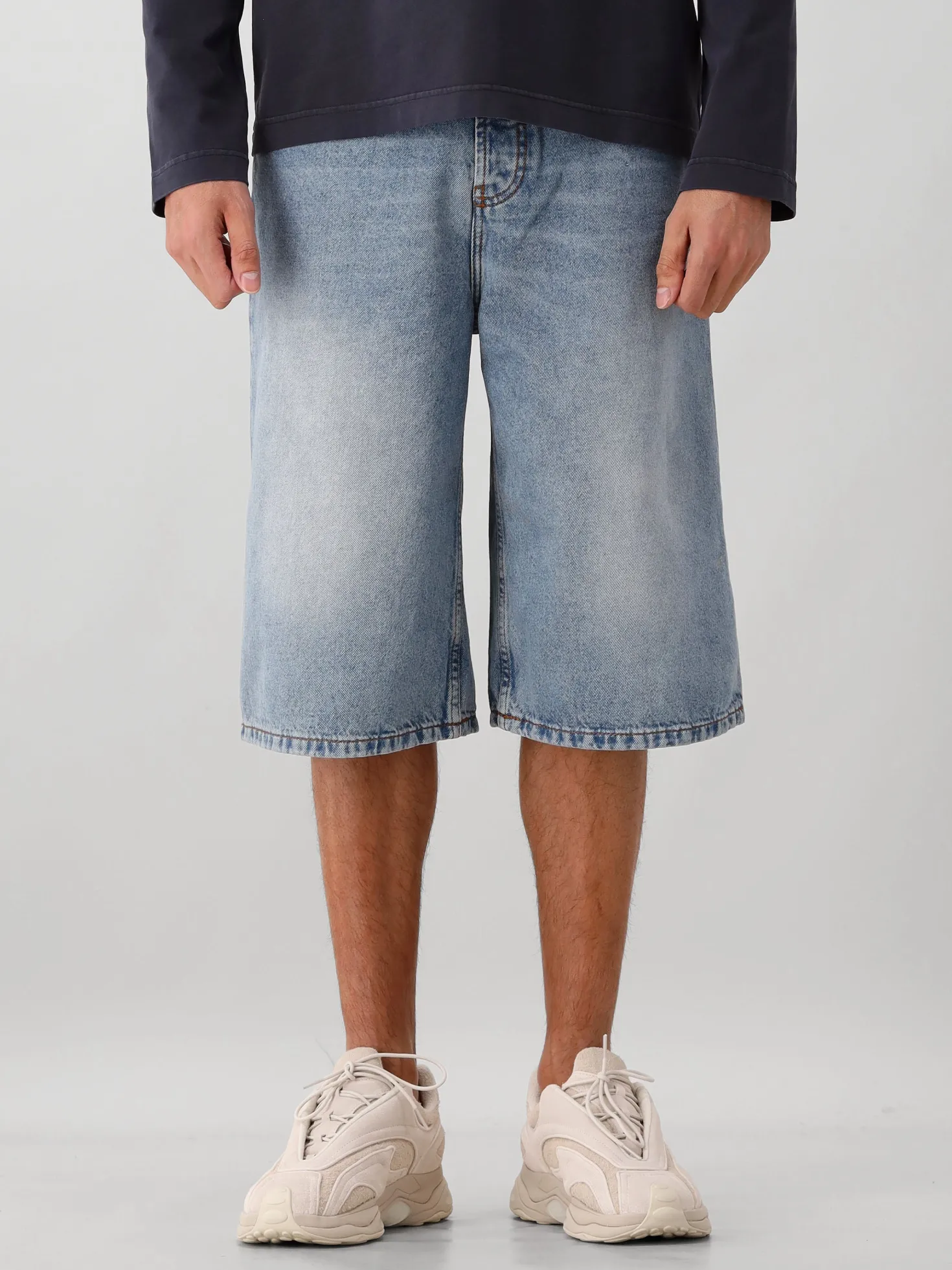 Ami Paris Korte Jeans Blauw
