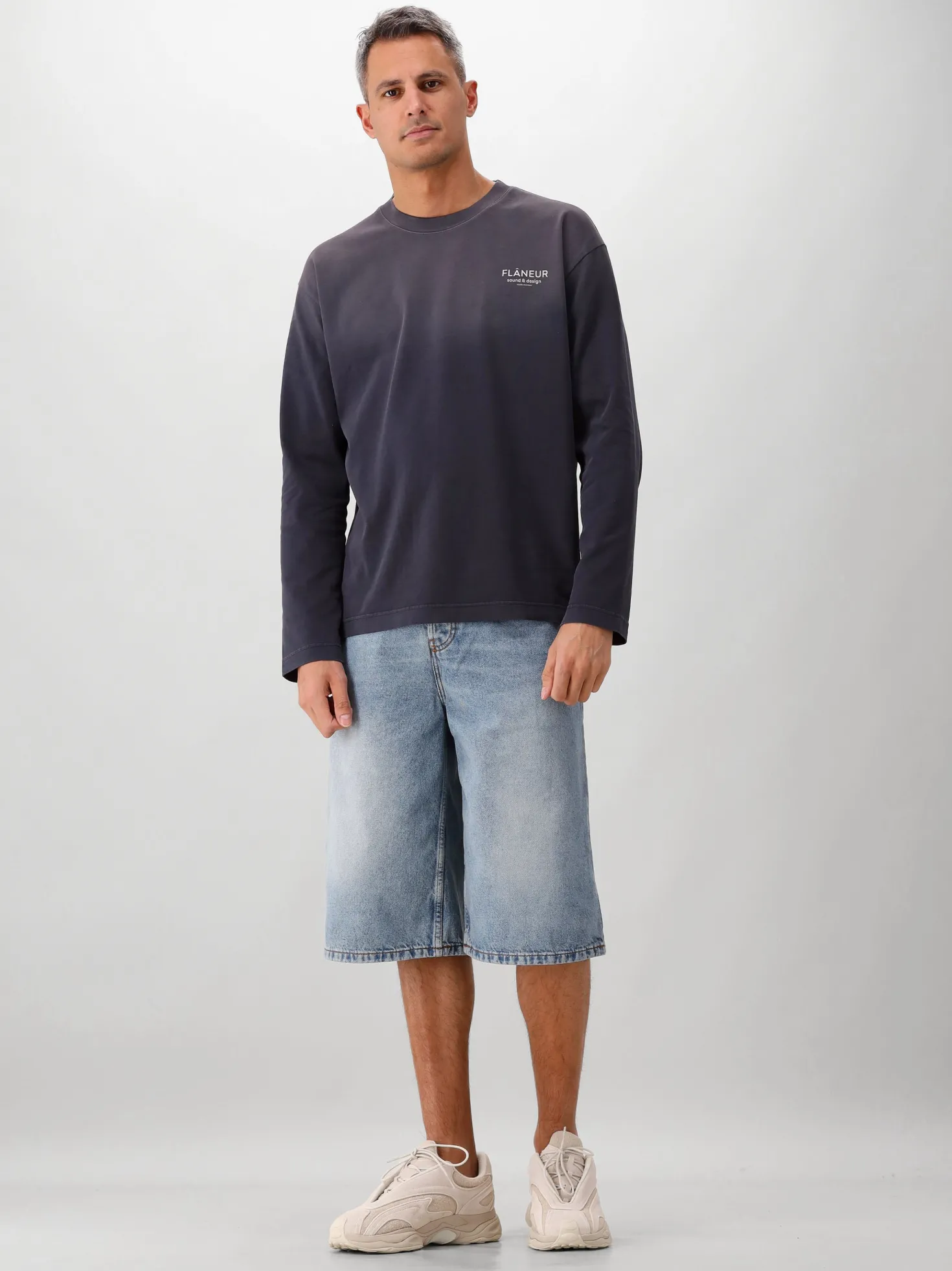 Ami Paris Korte Jeans Blauw