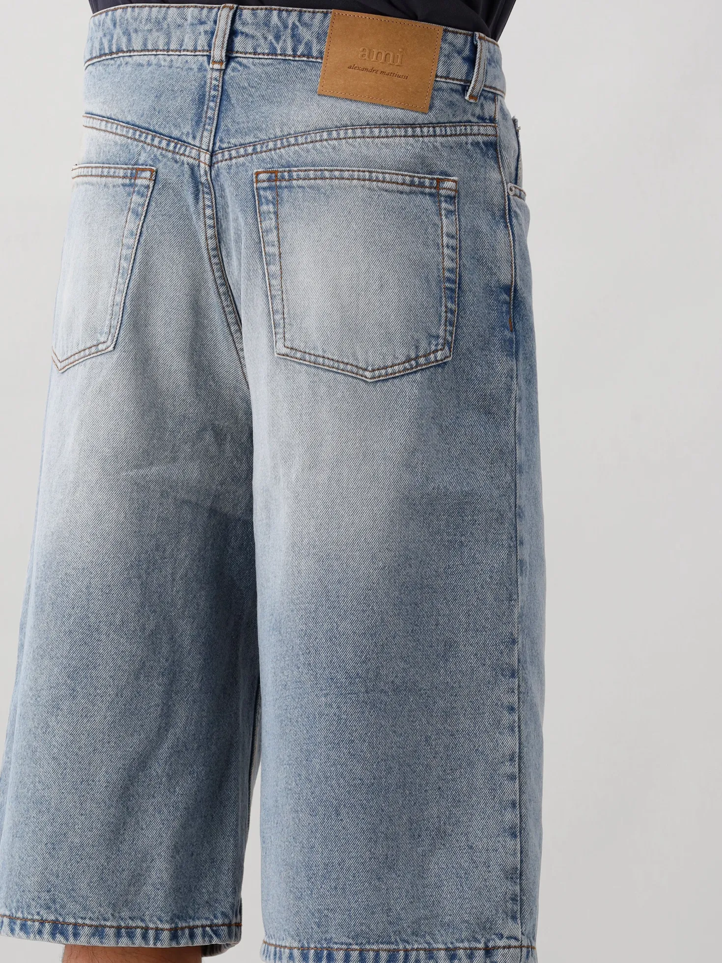 Ami Paris Korte Jeans Blauw