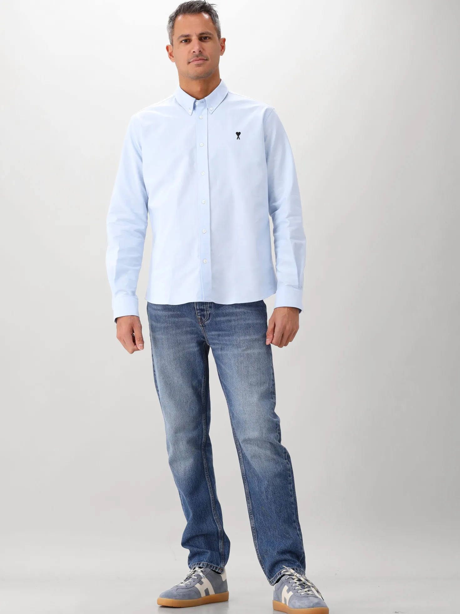 AMI Paris Overhemd Blauw