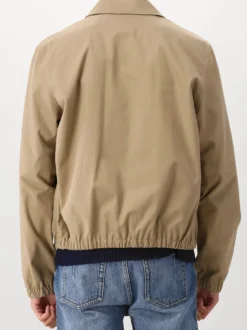 AMI Paris Overshirt Beige ADC Zipped Jacket