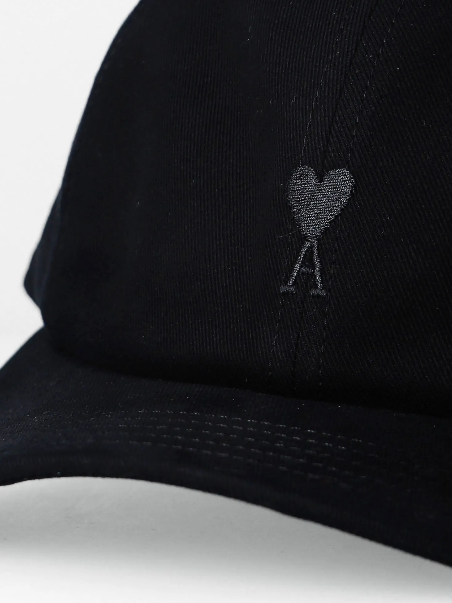 AMI Paris Pet Zwart ADC Cotton