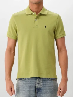 AMI Paris Polo Groen