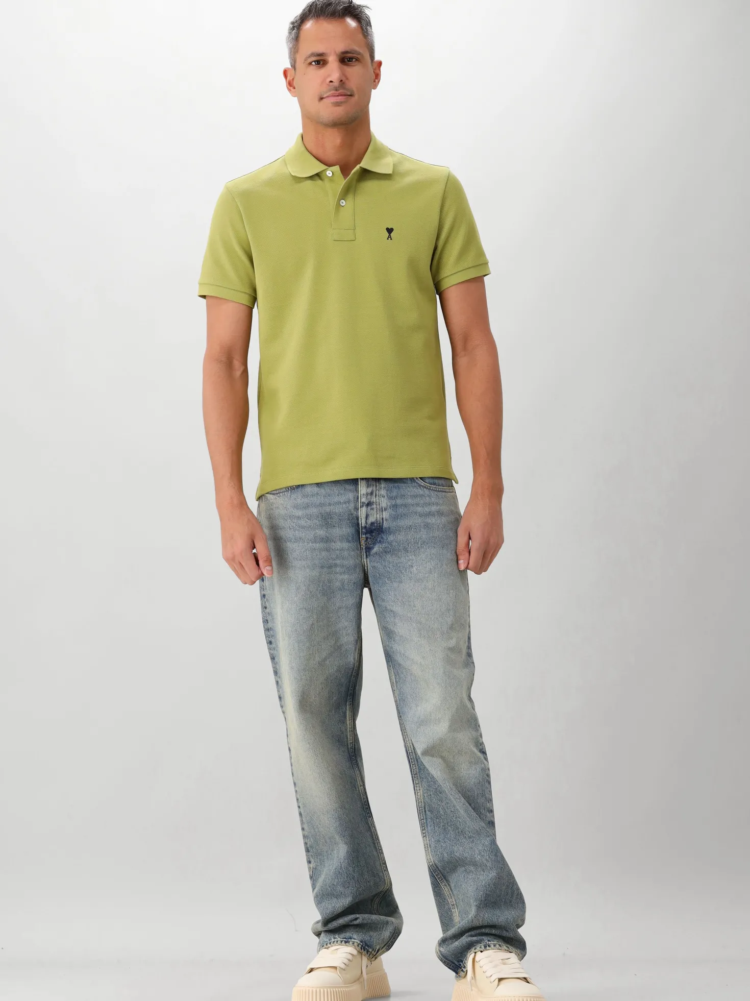 AMI Paris Polo Groen