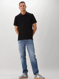 AMI Paris Polo Zwart