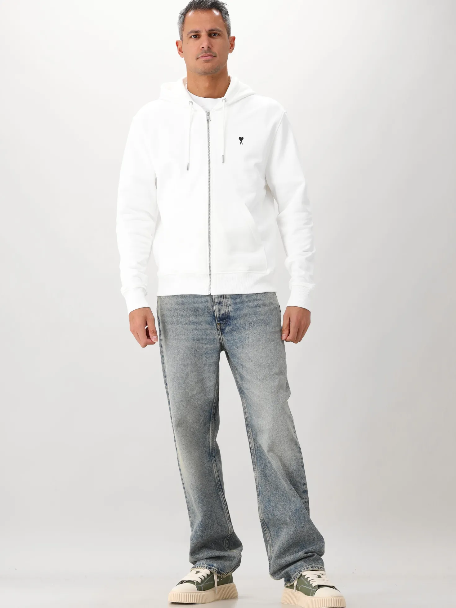 AMI Paris Vest Wit