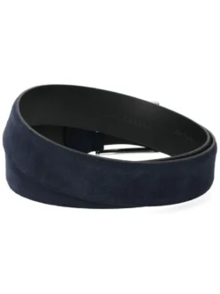 Anderson's Riem Blauw Leather Suede
