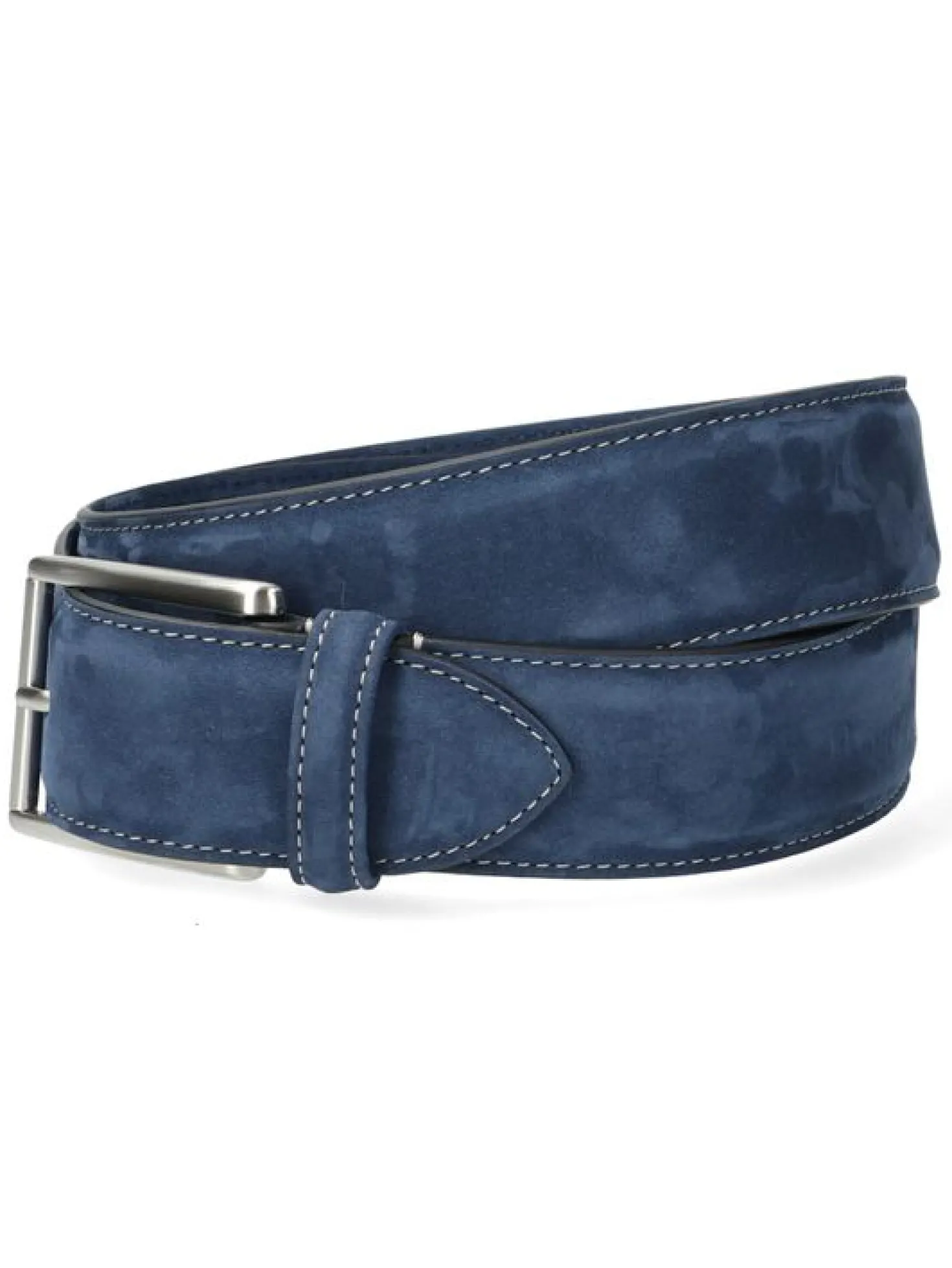 Anderson's Riem Blauw Suede