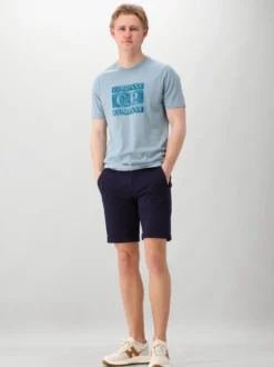 Berwich Bermuda Korte Broek Blauw Elax