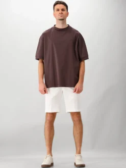 Berwich Bermuda Korte Broek Wit Elax