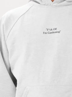 Bram's Fruit Hoodie Grijs F*ck Off I'm Gardening Raglan