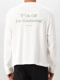 Bram's Fruit Longsleeve Wit Distressed F*ck Off I'm Gardening