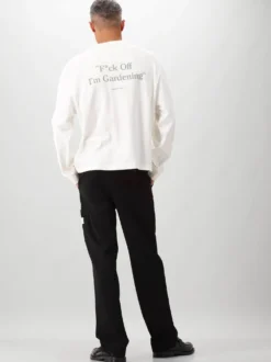 Bram's Fruit Longsleeve Wit Distressed F*ck Off I'm Gardening