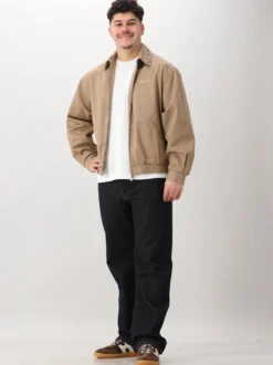 Bram's Fruit Overshirt Bruin Script Logo Distressed