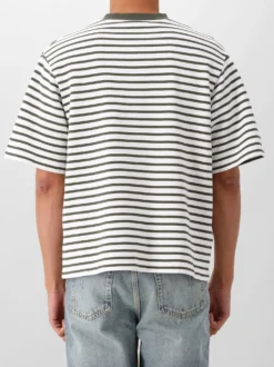 Bram's Fruit T-Shirt Groen Varsity Striped