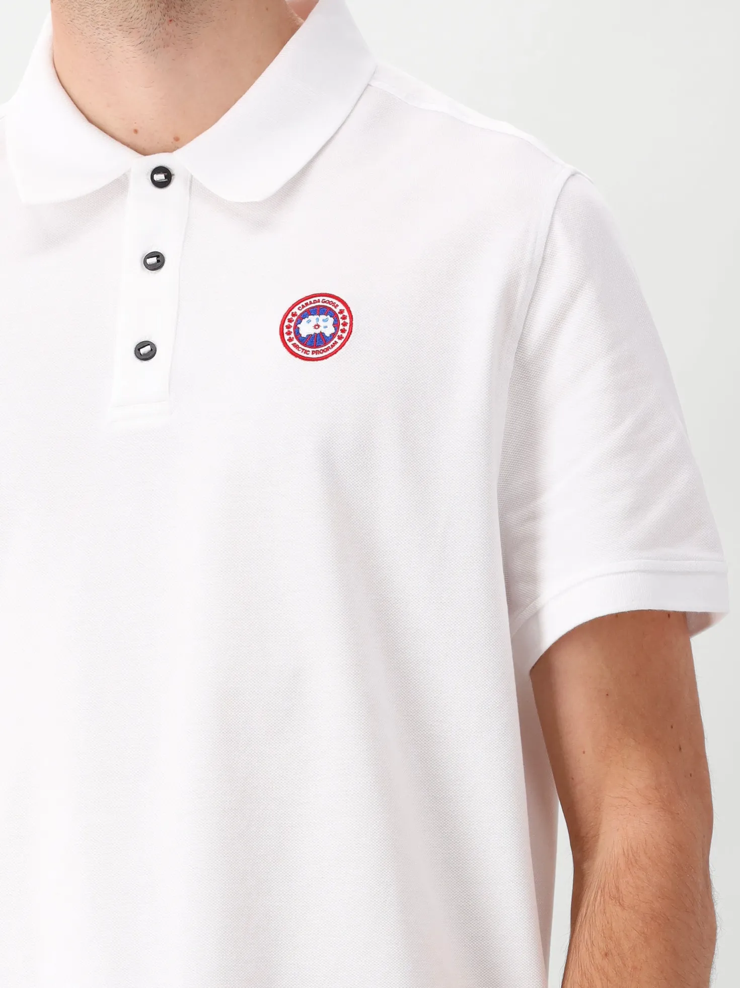 Canada Goose Polo Wit Beckley Atlantic White