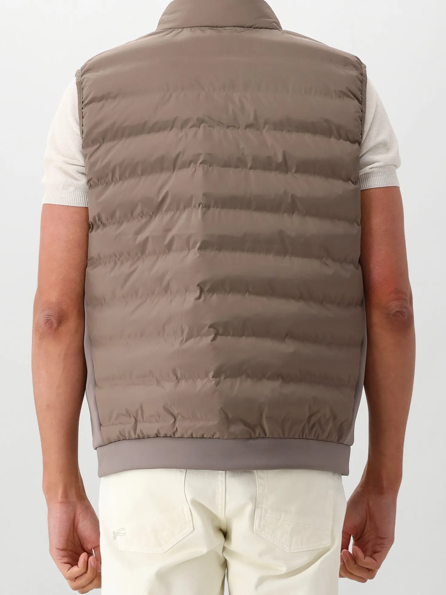 Cavallaro Napoli Bodywarmer Taupe Quintino