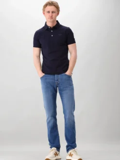 Cavallaro Polo Blauw Bavegio