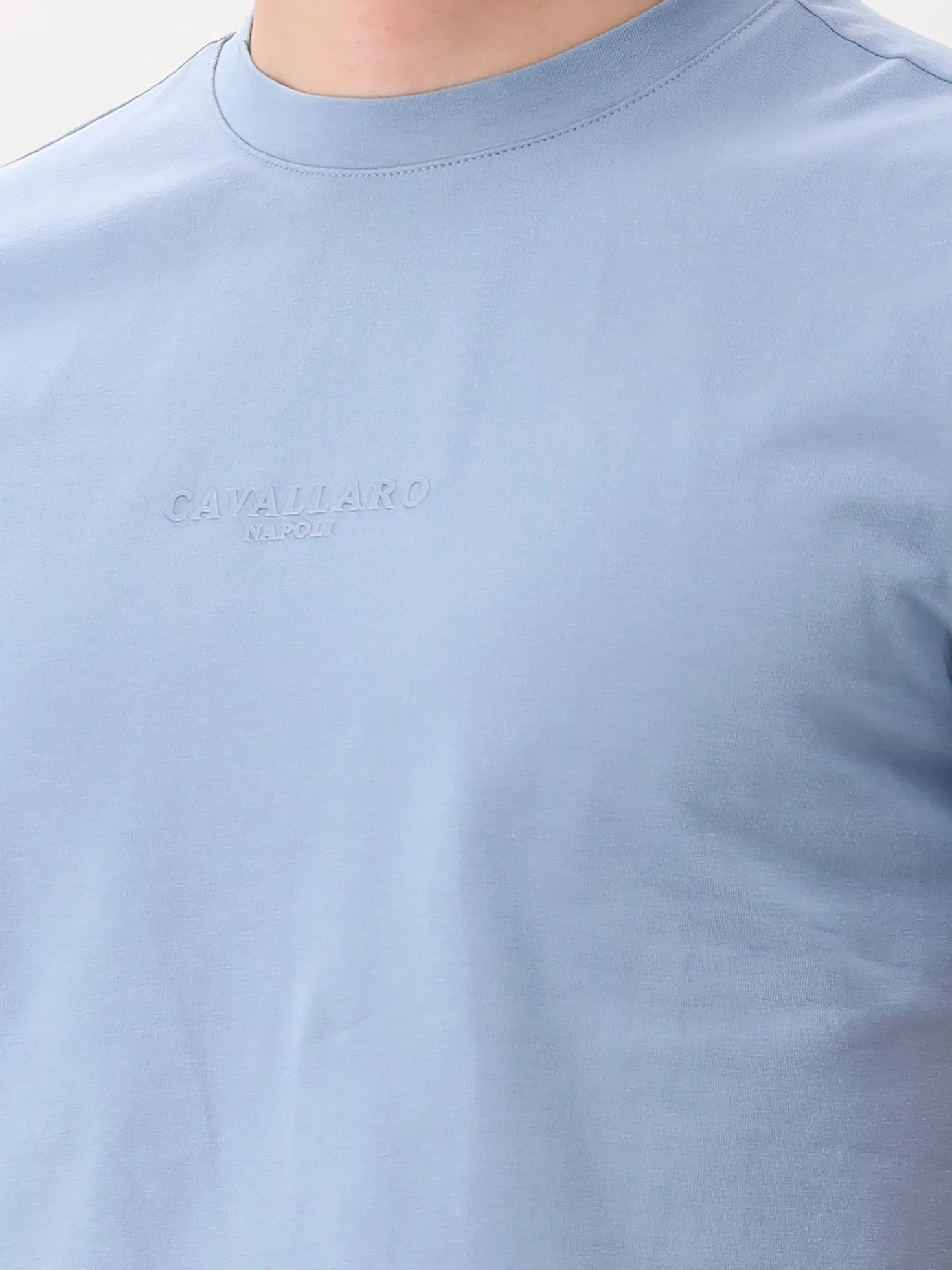 Cavallaro T-shirt Blauw Bari
