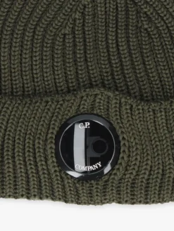 C.P. Company Muts Groen Beanie