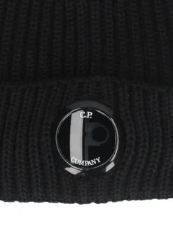 C.P. Company Muts Zwart Wool Beanie
