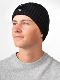 C.P. Company Muts Zwart Wool Beanie