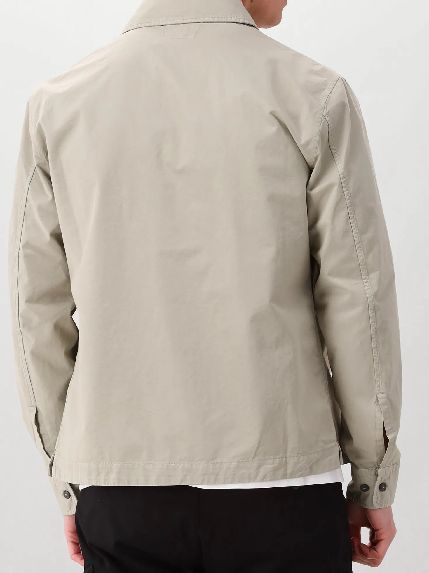CP Company Overshirt Grijs Zipped Lens