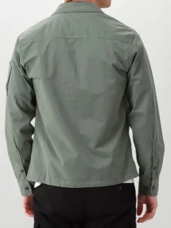 CP Company Overshirt Groen Zipped Lens
