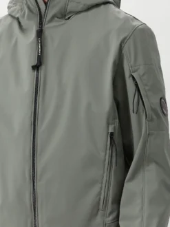 CP Company Shoftshell Jas Groen Hooded Lens