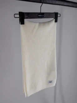 C.P. Company Sjaal Wit Extrafine Merino Wool