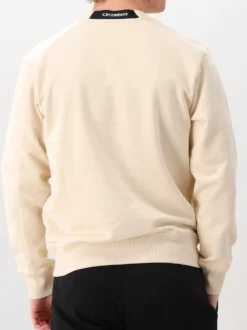 CP Company Sweater Beige Crewneck Lens