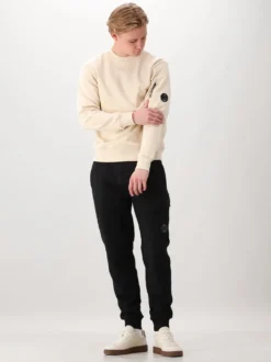 CP Company Sweater Beige Crewneck Lens