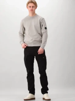 CP Company Sweater Grijs Crewneck Lens