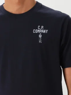 CP Company T-Shirt Blauw British Sailor T-Shirt