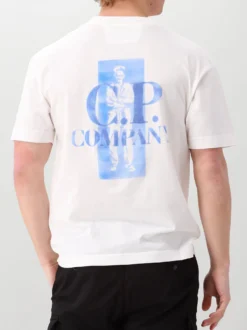 CP Company T-Shirt Wit Comfort Logo