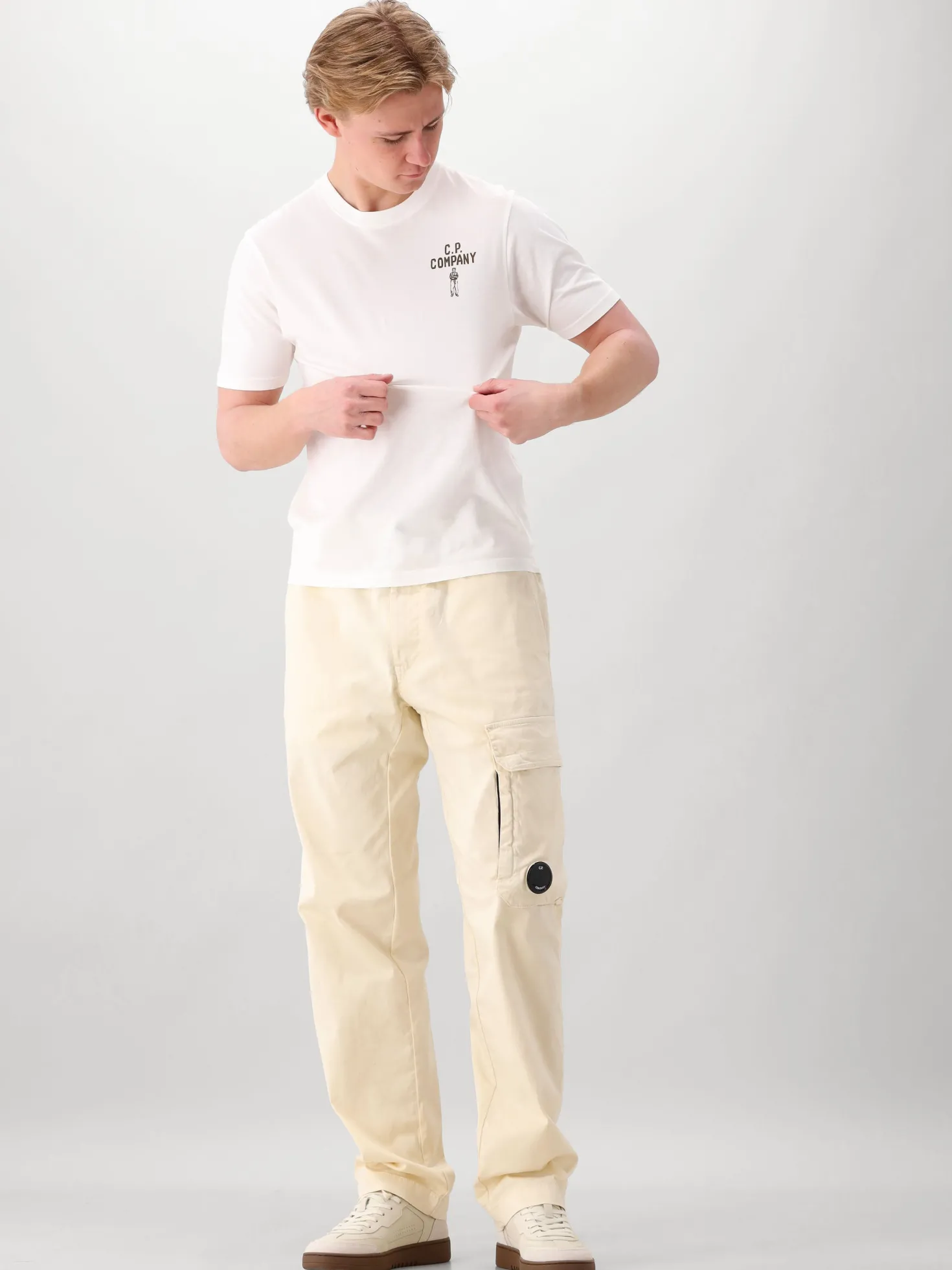 CP Company T-Shirt Wit Sailor T-Shirt