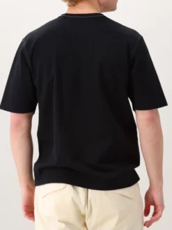 CP Company T-Shirt Zwart Twisted Short Sleeve Logo