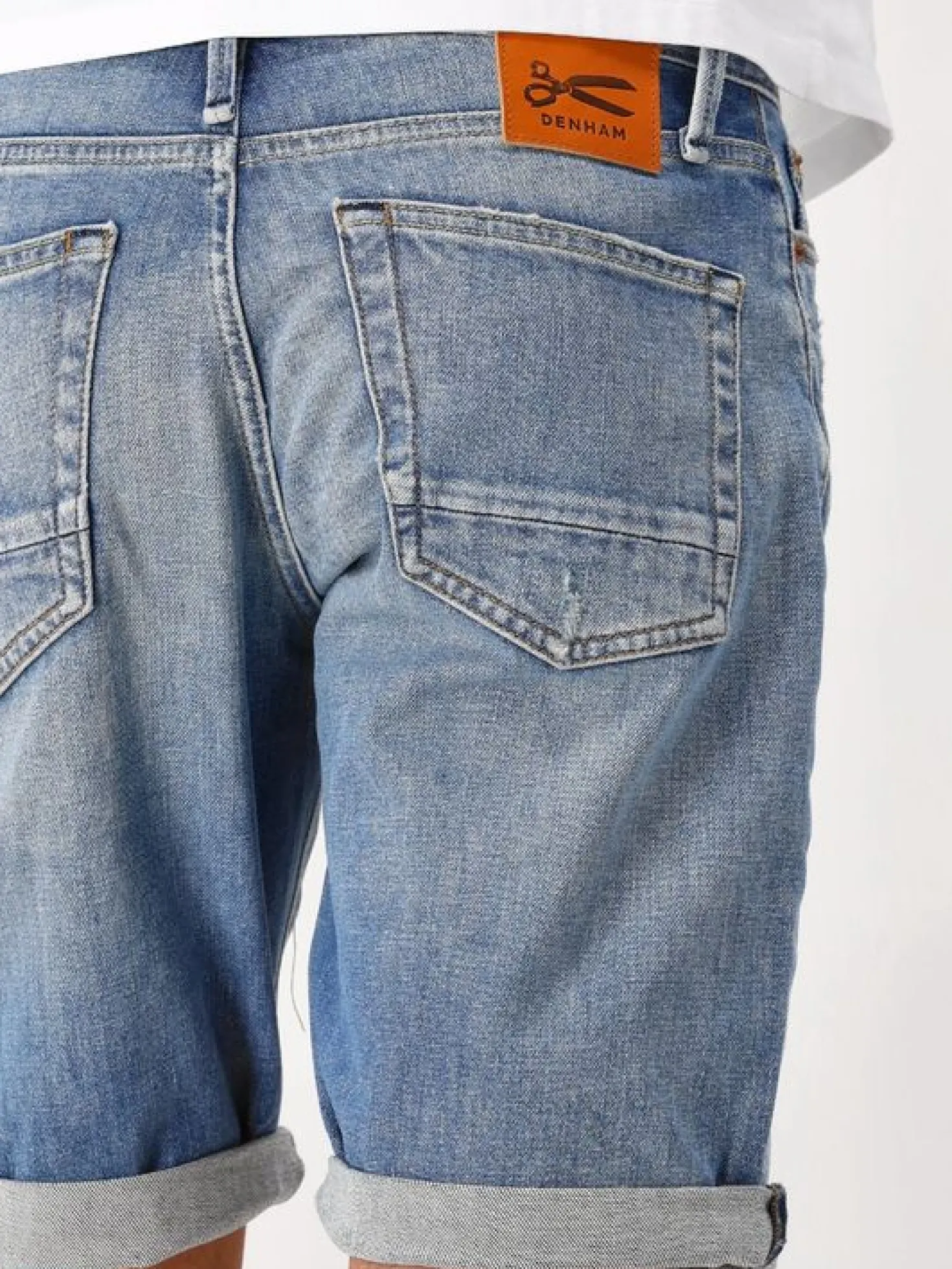 Denham Korte Broek Blauw Ridge Short