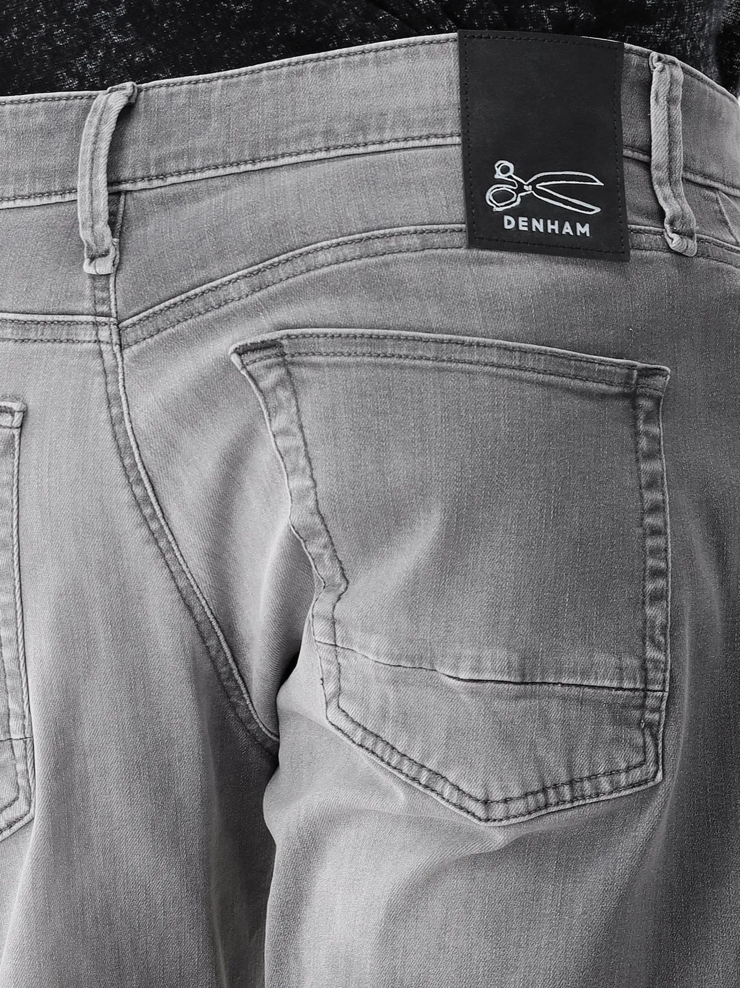 Denham Korte Broek Grijs Razor Short WLGFM+