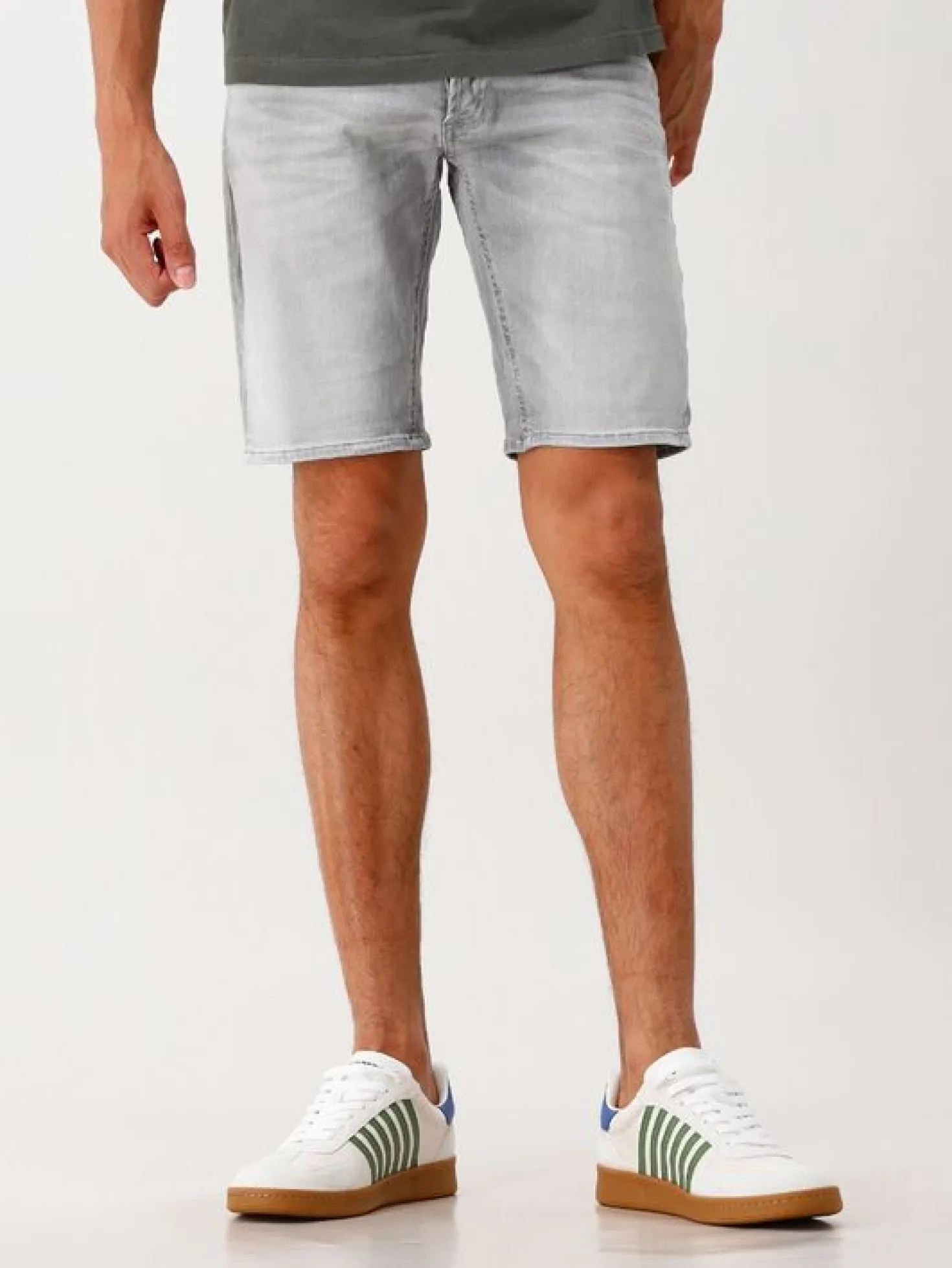 Denham Korte Broek Grijs Razor Short FMLG