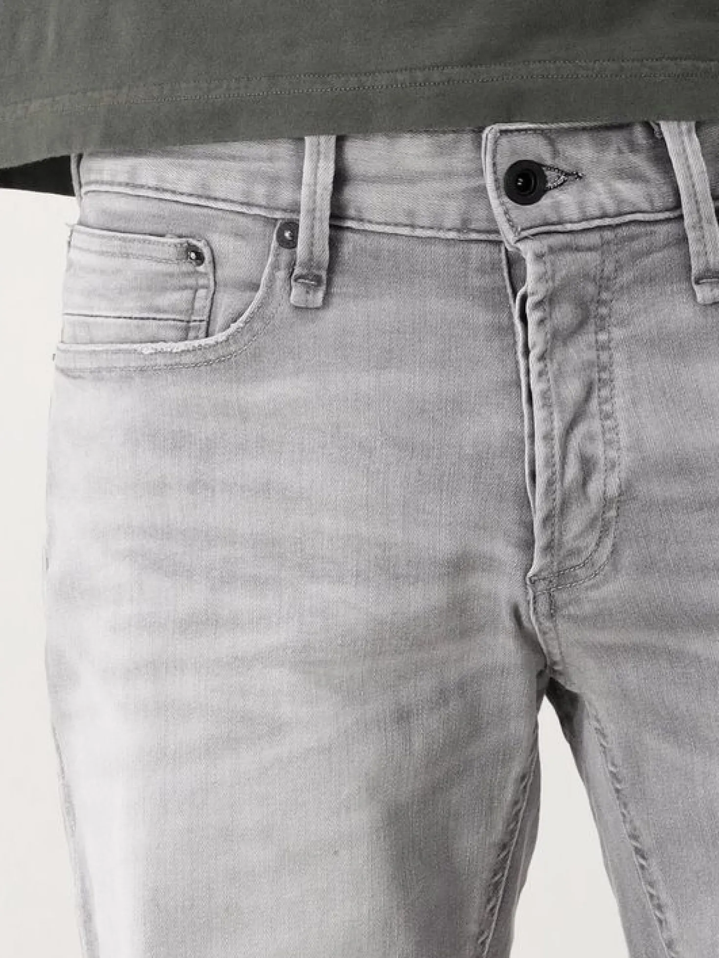 Denham Korte Broek Grijs Razor Short FMLG