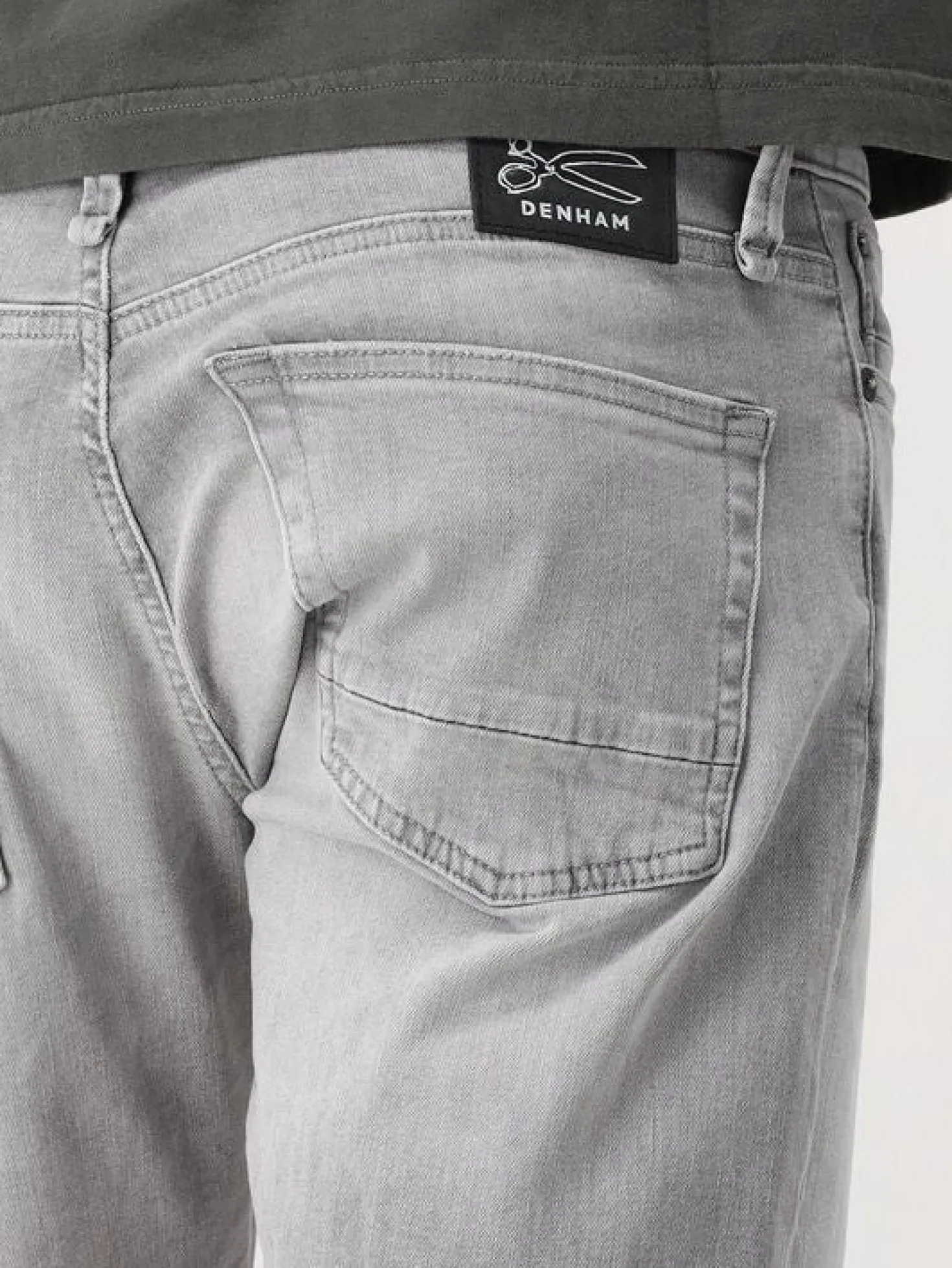 Denham Korte Broek Grijs Razor Short FMLG