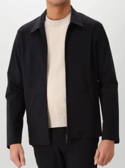 Ferilli Overshirt Zwart Dressed Jacket