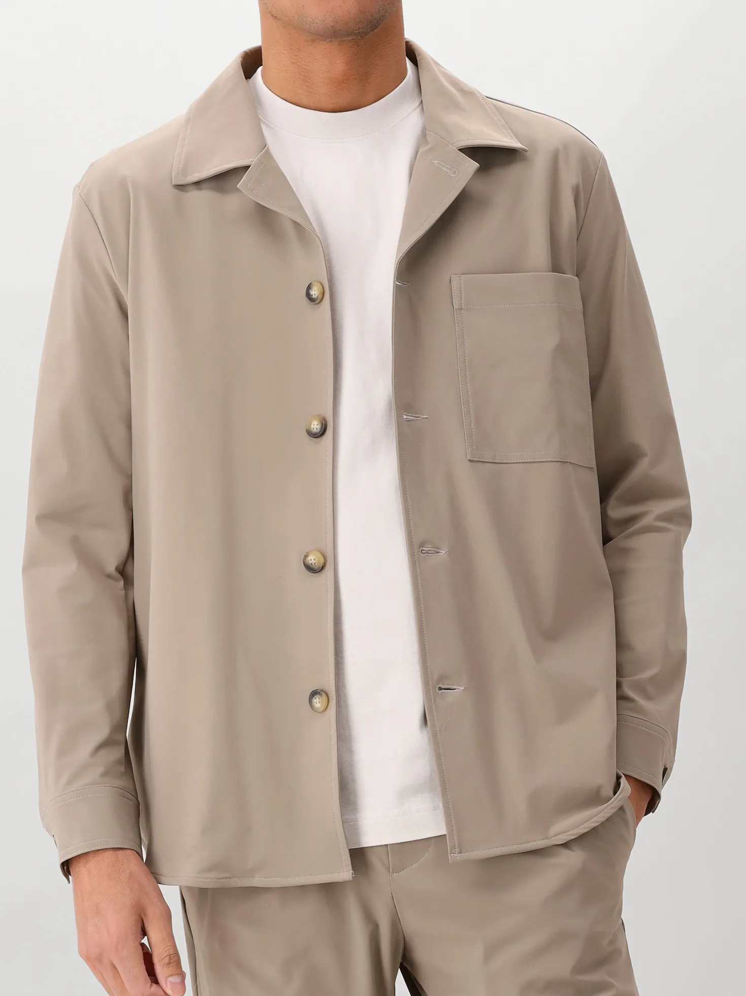 Ferilli Vest Beige Worker Jacket