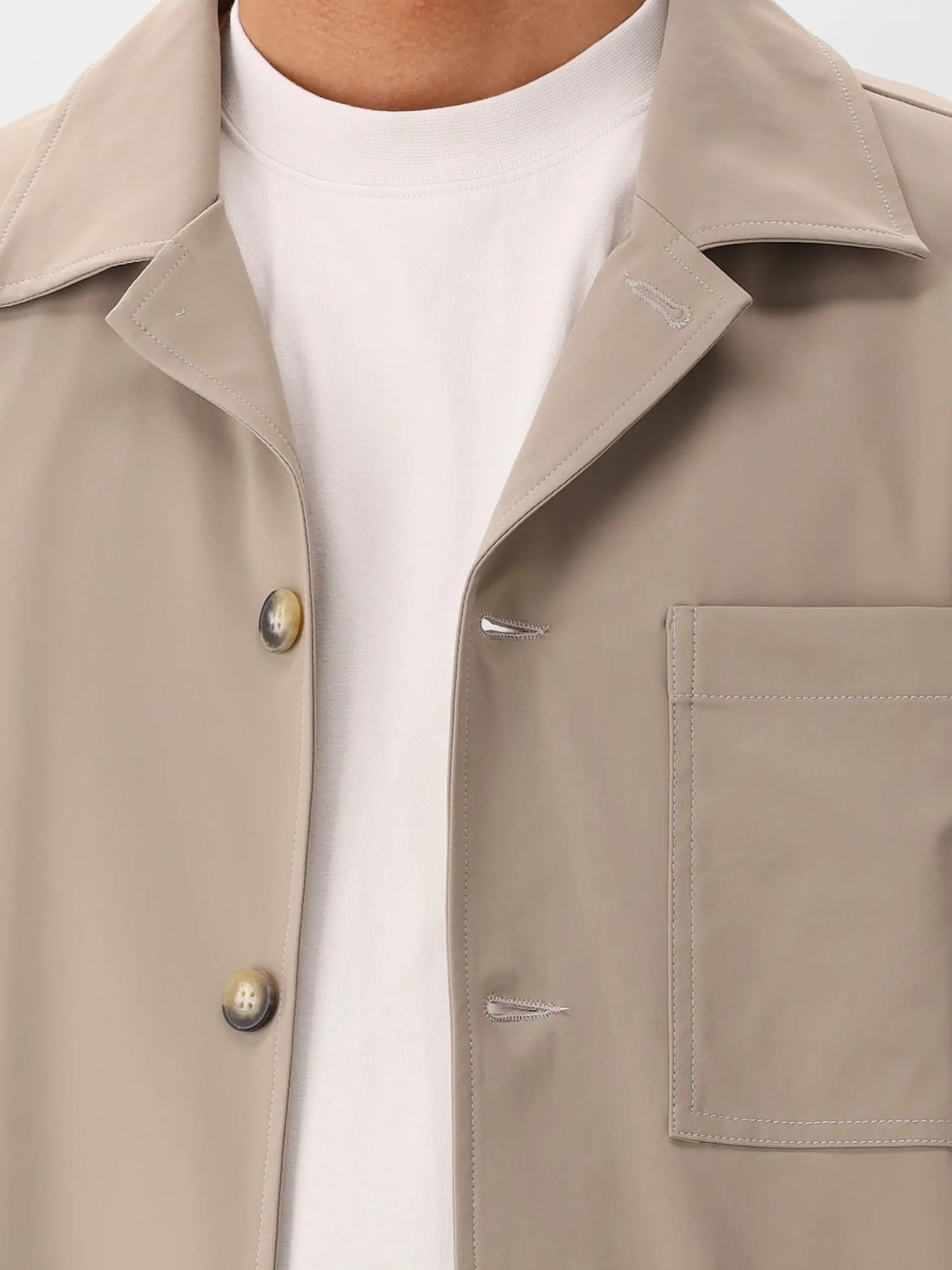 Ferilli Vest Beige Worker Jacket