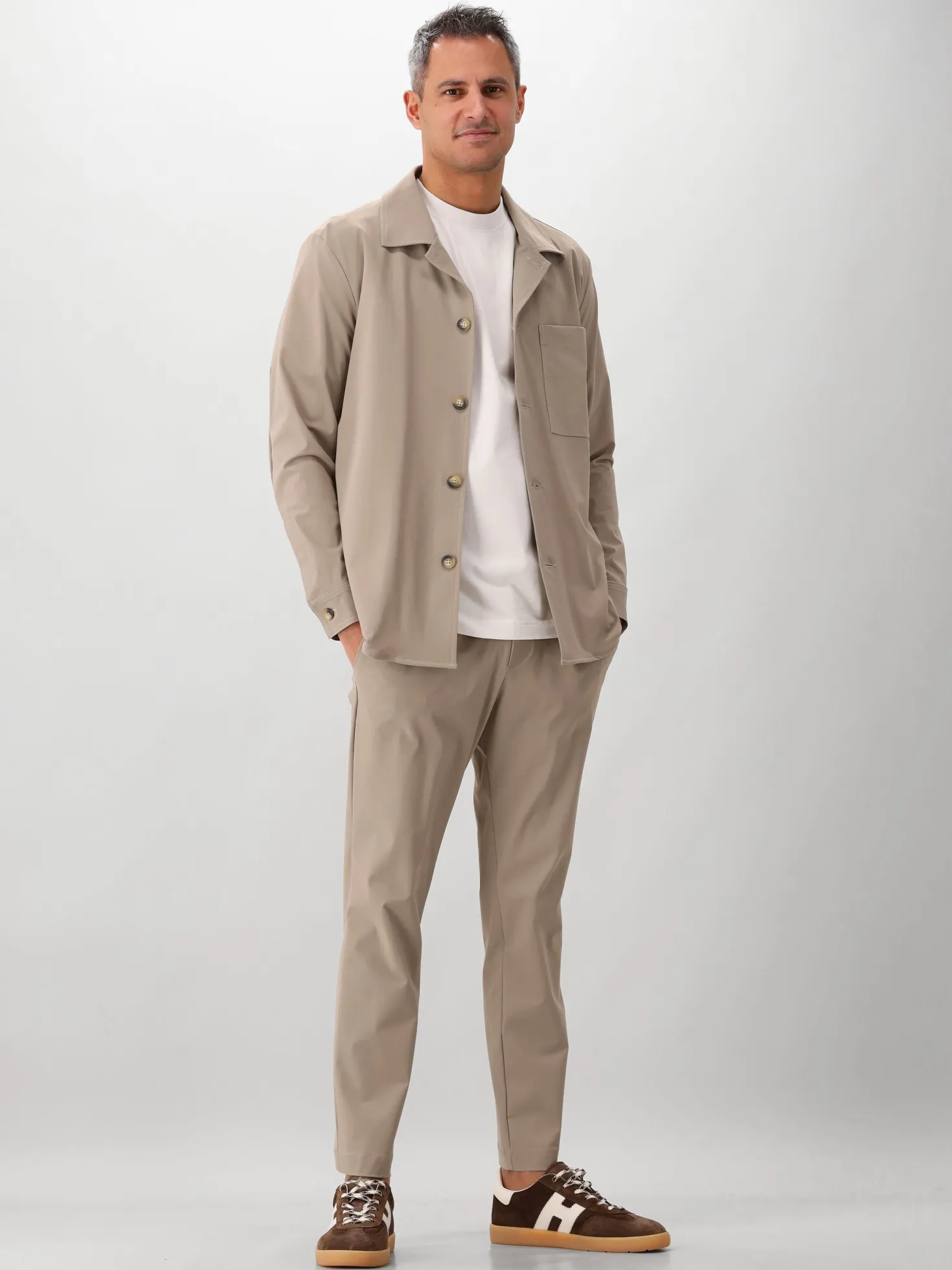 Ferilli Vest Beige Worker Jacket