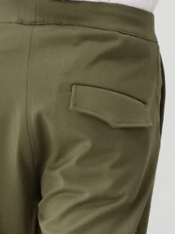 Flâneur Broek Bruin Atelier Tailored Trousers Khaki