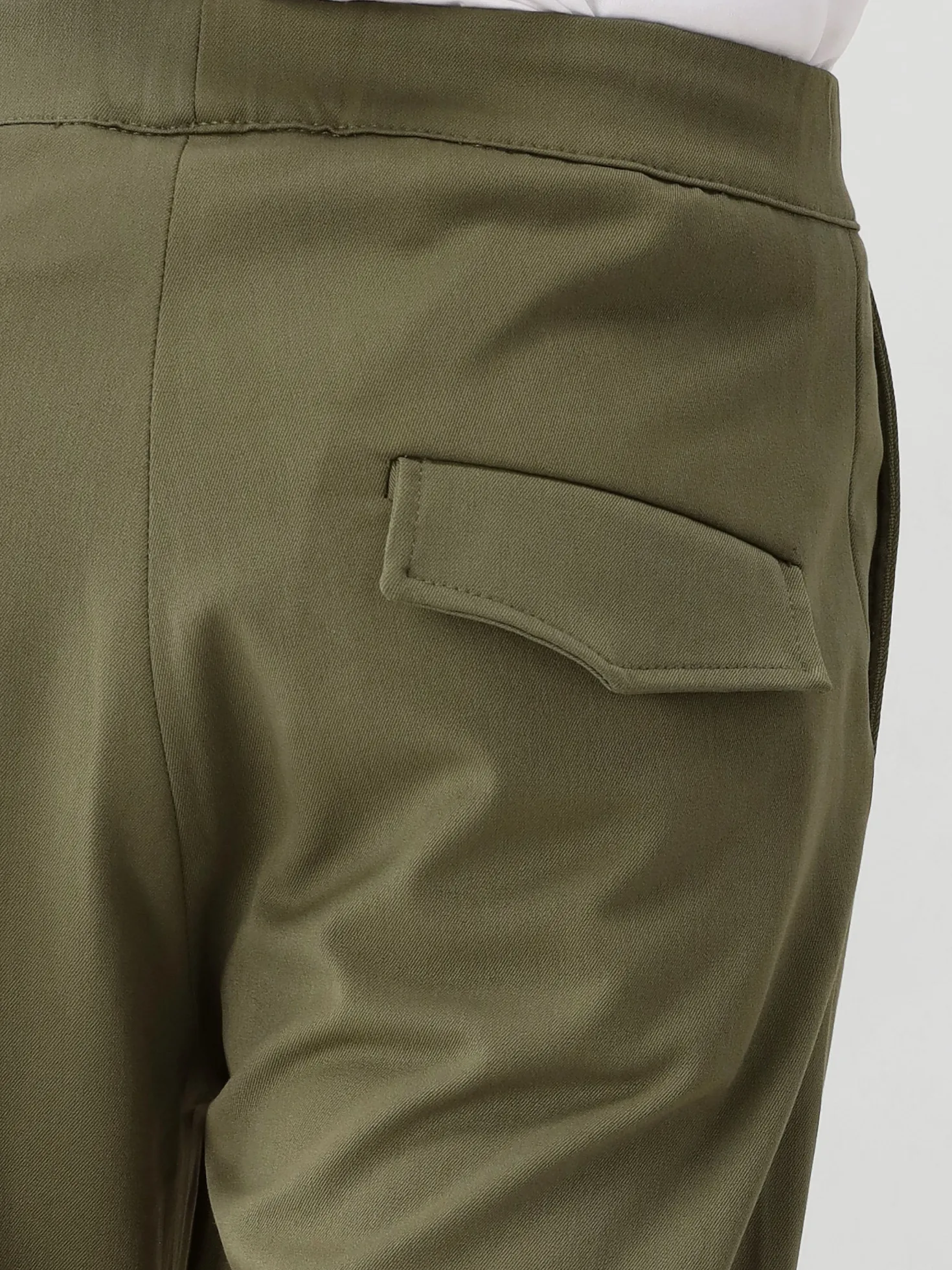 Flâneur Broek Bruin Atelier Tailored Trousers Khaki