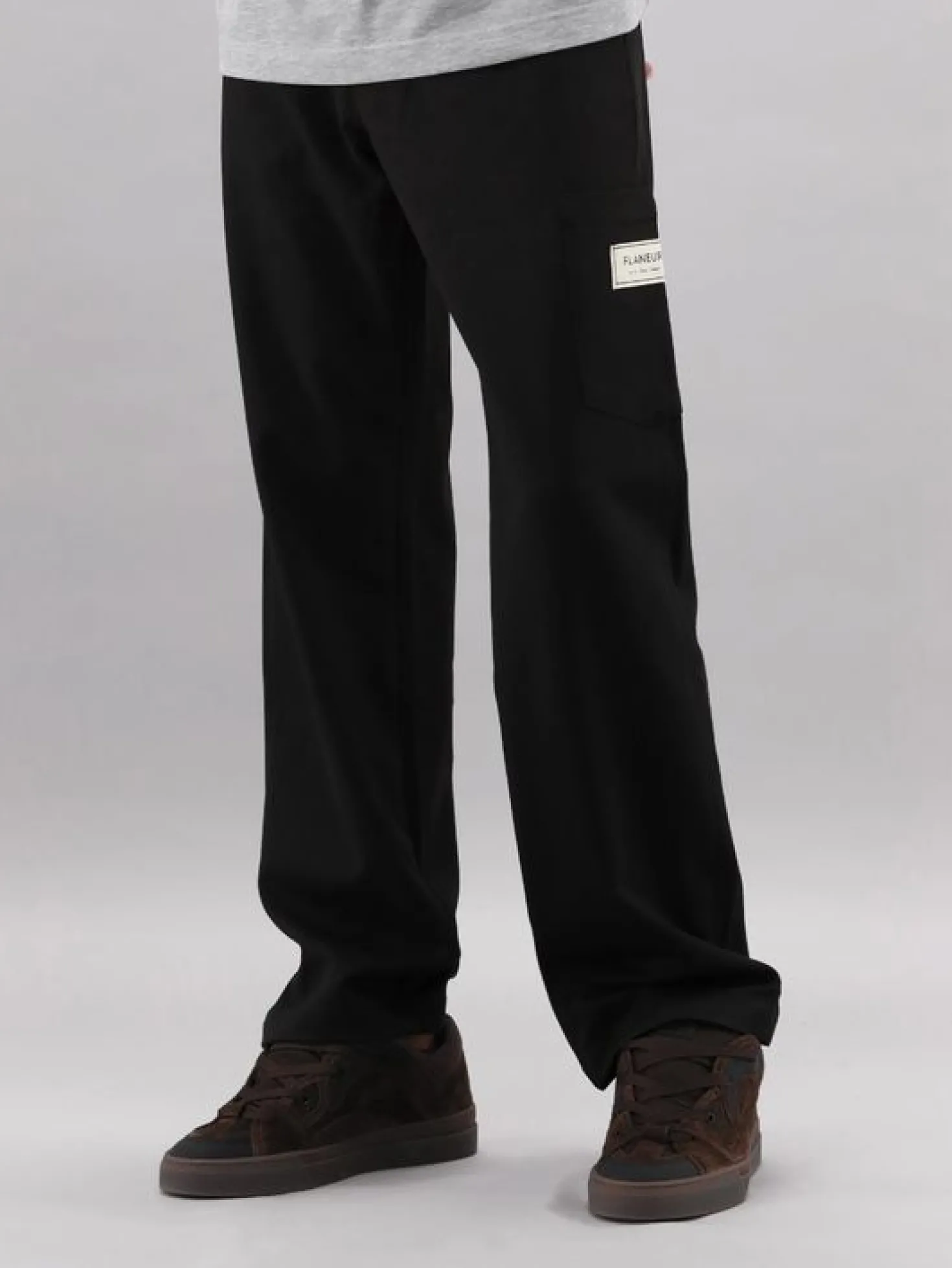 Flâneur Broek Zwart Atelier Tailored Trousers