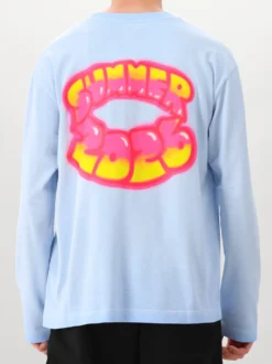 Flâneur Longsleeve Blauw Airbrush Summer